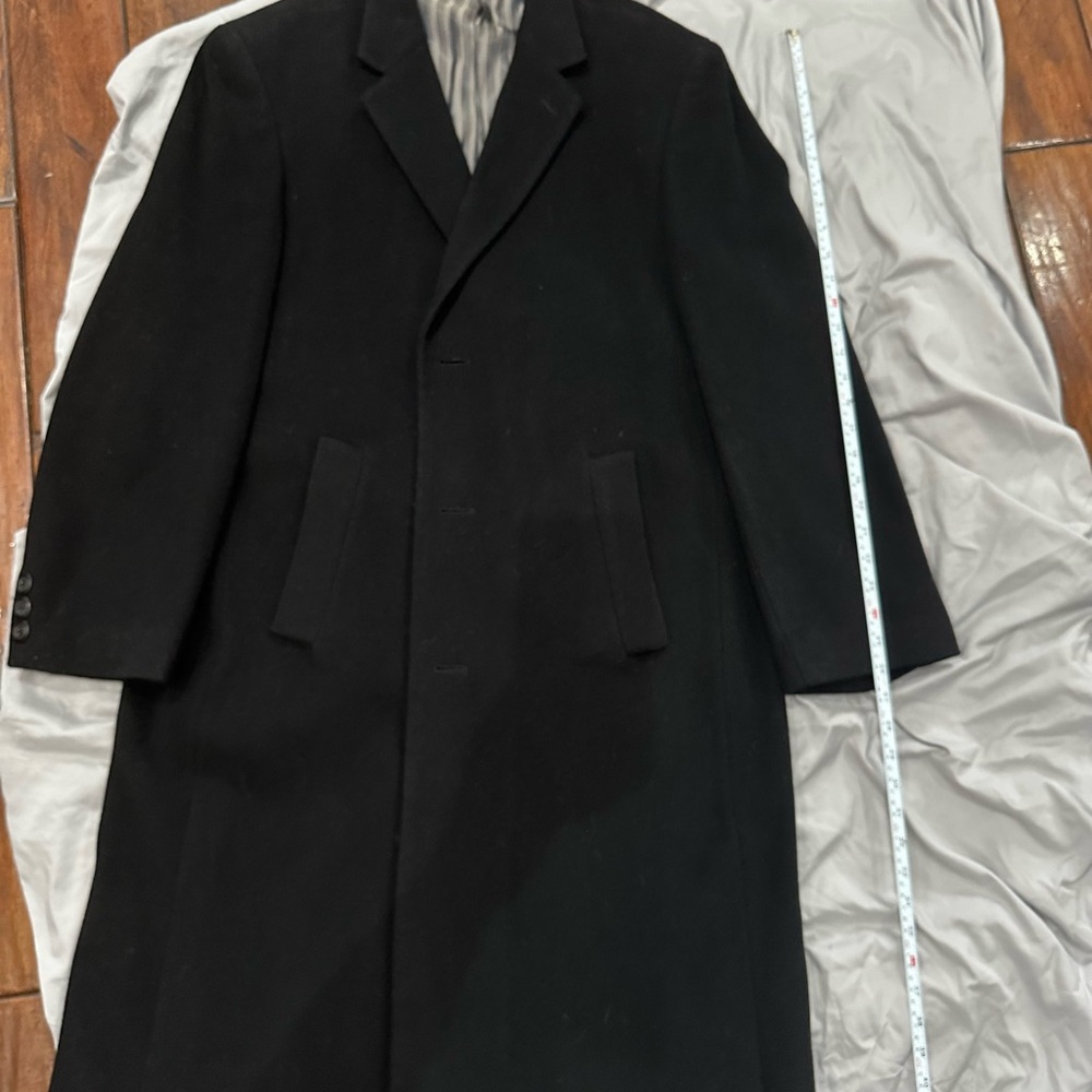 Montefino Uomo Wool Cashmere men's long overcoat